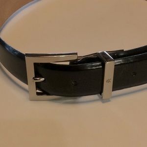 CALVIN KLEIN LEATHER BLACK BELT
